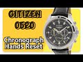 How To Reset Chronograph Hand (Recalibrate) Citizen 0520 Watch