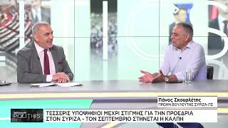 Π. Σκουρλέτης για τους 4 υποψήφιους για την προεδρία του ΣΥΡΙΖΑ