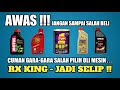 OLI MESIN RX KING | CARA MEMILIH OLI MESIN RX KING YANG BAGUS DAN COCOK DI MESIN