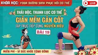 Bài 19:Yoga dưỡng sinh phục hồi cơ thể / Thải độc thanh lọc cơ thể /  Nguyễn Hiếu Yoga