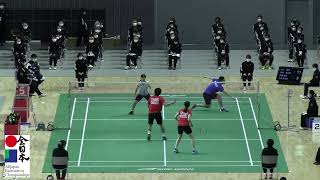 【総合2022】R1 山下蒼羽／染谷菜々美（日本体育大学／筑波大学）vs 高階知也／本田 恵利奈（北海道バーバリアンズ）