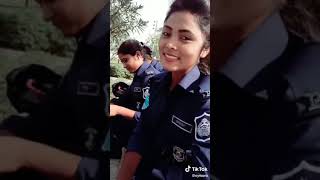 পুলিশ মেয়ে BD Police tik tok video