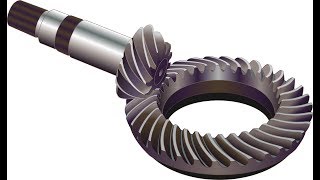 How to make a Spiral bevel gear in Autocad | Autocad 2017 | 3dlearners Academy