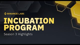 Binance Labs Incubation Program Season 3 Highlights