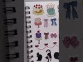 余ったシールはまとめてシール帳に！ 文房具 文房具紹介 stationery コラージュ コラージュ素材 shorts