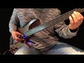 meditative fretless bass solo with ebow walking white shores