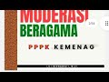 🔴spesial 20 soal moderasi beragama pppk 2023 pahami pemikiran moderat pppk kemenag 2023