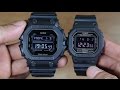 CASIO G-SHOCK GX-56BB-1 VS G-SHOCK DW-5600MS-1 SIDE BY SIDE