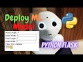 How to Deploy Machine Learning Model using Flask (Iris Dataset) | Python