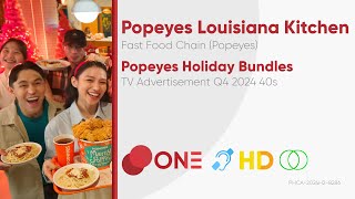 Popeyes Holiday Bundles TV Ad Q4 2024 40s (Philippines) [CC/HD/ST]