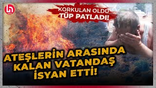 İzmir'deki yangın 16. saatine girdi, hala kontrol altına alınamadı! Vatandaşlar böyle isyan etti!