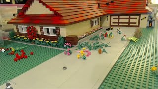 Landscaping The LEGO 1960s Suburban Home