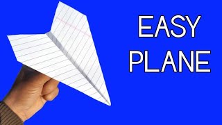 How to make a fast airplane | Best Paper Plane in the world | Origami aeroplane banana #145