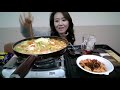 라면먹방 라제비 korean ramen mukbang 라면과 수제비 eatingshow