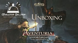 UNBOXING Aventuria Adventure Card Game, a competitive or cooperative card game in The Dark Eye world