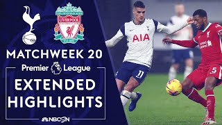 Tottenham v. Liverpool | PREMIER LEAGUE HIGHLIGHTS | 1/28/2021 | NBC Sports