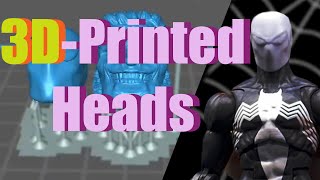 PRINTING CUSTOM HEAD SCULPTS (Marvel Legends spiderman & Sabretooth)