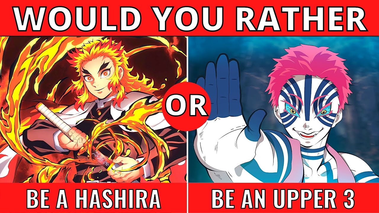 Would You Rather DEMON SLAYER QUIZ - Ultimate Anime Quiz - YouTube