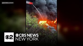 Video of I-95 crash shows flames consuming fuel truck