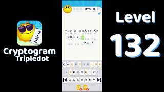 Cryptogram Tripledot Level 132 Answer | SolutionGuruji