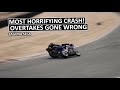 MOST HORRIFYING CRASHES! Overtakes Gone Wrong - Laguna Seca