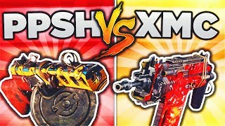 PPSH vs XMC! (BO3 DLC WEAPON FACE OFF) BLACK OPS 3 DLC WEAPON SUPPLY DROP OPENING!
