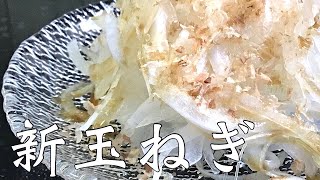 【新玉ねぎサラダ】Seasonal Onion Salad ベンリナーで簡単スライス？【My Recipe 15】