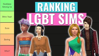 Ranking LGBT Sims in The Sims 4