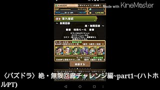 〈パズドラ〉N-edo(絶・無限回廊チャレンジ編~part1~)ハトホルPT