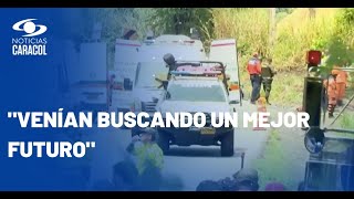 “No sabemos qué va a pasar”: drama de familiares de las víctimas que dejó accidente en Santander