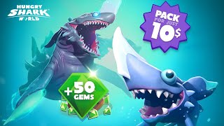 NEW BIGGER MONSTER LUMINITE AND BABY LUMINITE GAMEPLAY - Hungry Shark Evolution Giant Shark Mod