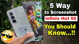 5 Way to screenshot on infinix hot 50 cellphone, you should know..!!