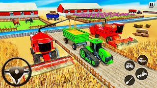 Real Farming Tractor Simulator 2021 - Corn Harvester Tractor Driving - Android Gameplay