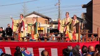 浦安舞　'13朝倉神社秋祭り神前行事