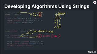 3 Developing Algorithms Using Strings