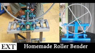 Homemade Roller Bender / เครื่องดัดเหล็กโค้งทำเอง