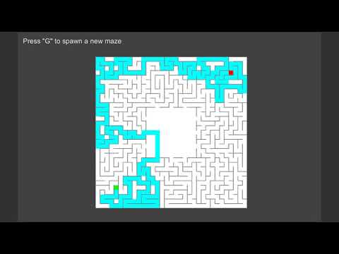 Unity Maze Generator And Solver Experiment Youtube