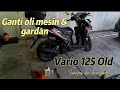 DIY ganti oli mesin dan oli gear/ gardan Vario | tanpa ke bengkel #vario #gantioli