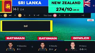 LIVE : Sri Lanka vs New Zealand 1st odi Live| SL vs NZ 1st odi Live score & commentary | Auckland