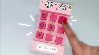 Tic-Tac-Toe Cardboard Game | DIY Cardboard Game Full Tutorial