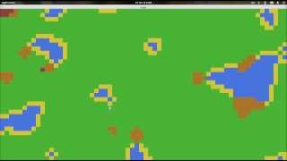 A* path finding algorithm on procedural map