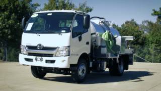 2017 Hino 195 Portable Restroom Truck (Amthor Body)