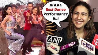 IIFA Awards 2019 Sara Ali Khan On Dance Performance With Madhuri Dixit