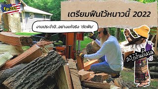 Ep.235 เตรียมฟืนไว้หนาวนี้ วิถีชีวิตชนบทในอเมริกา|สะใภ้อินดี้usa