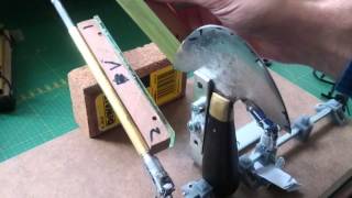 Round knife Sharpening jig