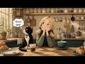 ☕ Coffee & Cool Jazz 🎷 1940s Vintage Jazz Café with a Curious Cat  – Female Vocals 😊