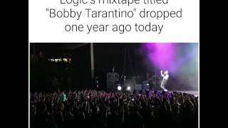 Logic's bobby Tarantino turns a year old