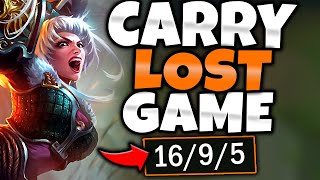 RIVEN HOW TO LITERALLY 1V9 A LOST GAME & CARRY IN SEASON 13! - S13 Riven TOP Gameplay Guide