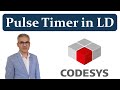 CODESYS: Using TP (pulse timer) function block #codesys #plcprogramming #iec61131 #pulsetimer #plc