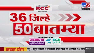 Today 36 Jilhe 50 Batmya | 36 जिल्हे 50 बातम्या | 20 February 2025 | Maharashtra Breaking Fast News